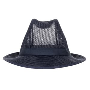 Hoed Trilby Marineblauw met netstof - Maat S 550 mm - FourniResto - Fourniresto