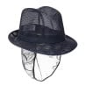 Hoed Trilby Marineblauw met netstof - Maat S 550 mm - FourniResto - Fourniresto