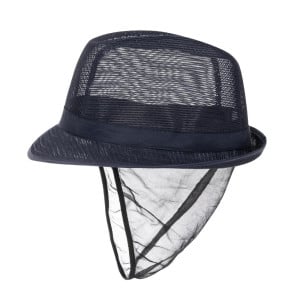 Hoed Trilby Marineblauw met netstof - Maat S 550 mm - FourniResto - Fourniresto