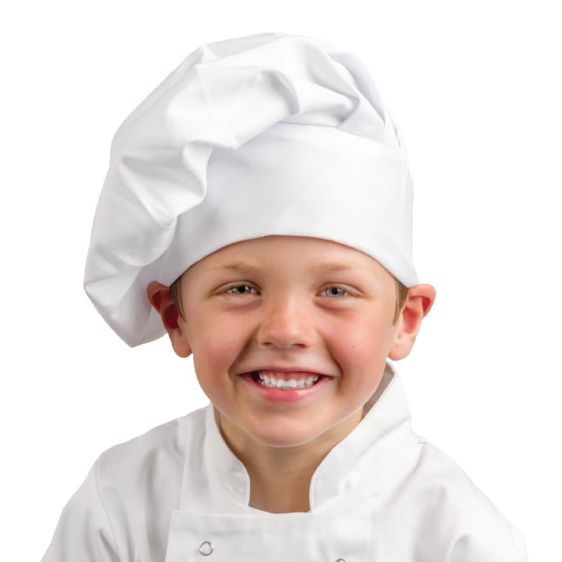 Kochmütze Weiß Kinder - Einheitsgröße - Whites Chefs Clothing - Fourniresto