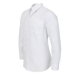 White Unisex Long Sleeve Shirt Uniform Works - Size S - Chef Works - Fourniresto