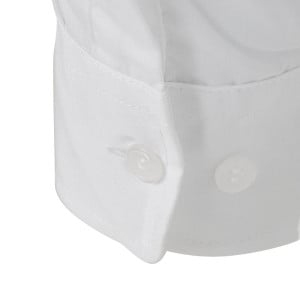 Witte uniseks blouse met lange mouwen Uniform Works - Maat S - Chef Works - Fourniresto