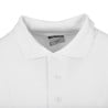 White Unisex Polo - Size L - FourniResto - Fourniresto