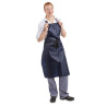 Schort met spatlap Waterafstotend Blauw 1016 x 711 mm - Whites Chefs Clothing - Fourniresto