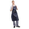 Schürze mit Latz Wasserabweisend Blau 1016 x 711 mm - Whites Chefs Clothing - Fourniresto