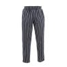 Broek voor de keuken unisex baggy gestreept zwart en wit - Maat L - Chef Works - Fourniresto