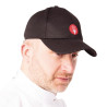 Casquette Baseball Cool Vent Noire En Polycoton - Taille Unique - Chef Works - Fourniresto