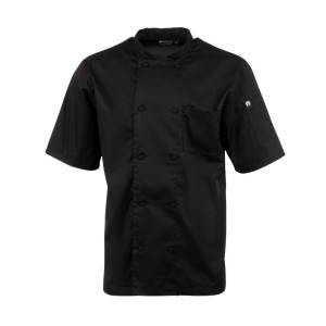 Unisex Black Cool Vent Montreal Chef Jacket - Size S - Chef Works - Fourniresto