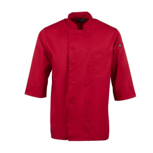 Unisex Red Kitchen Jacket - Size M - Chef Works - Fourniresto