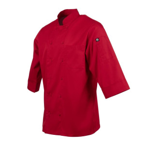 Unisex Red Kitchen Jacket - Size M - Chef Works - Fourniresto