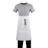 Schort voor serveerster standaard wit 1000 x 700 mm - Whites Chefs Clothing - Fourniresto