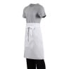 Schort voor serveerster standaard wit 1000 x 700 mm - Whites Chefs Clothing - Fourniresto