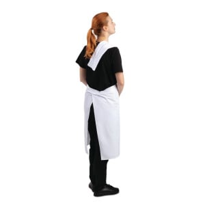 Schort voor serveerster standaard wit 1000 x 700 mm - Whites Chefs Clothing - Fourniresto