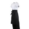 Schort voor standaard zwarte ober 1000 x 700 mm - Whites Chefs Clothing - Fourniresto