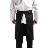 Schort voor standaard zwarte ober 1000 x 700 mm - Whites Chefs Clothing - Fourniresto