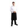 Kellnerschürze Standard Schwarz 1000 x 700 mm - Whites Chefs Clothing - Fourniresto