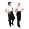 Tablier De Serveur Standard Noir 1000 X 700 Mm - Whites Chefs Clothing - Fourniresto