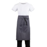 Kellnerschürze in Anthrazit aus 100% Polycotton 1000 x 700 mm - Whites Chefs Clothing - Fourniresto