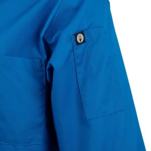 Veste De Cuisine Mixte Bleue - Taille Xl - Chef Works - Fourniresto