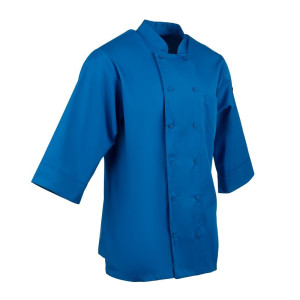 Blauwe uniseks koksvest - Maat XL - Chef Works - Fourniresto