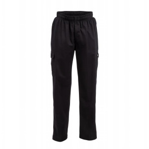 Koksbuis Unisex Fit Cargo Zwart - Maat L - Chef Works - Fourniresto