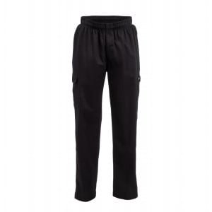 Pantalon de Cuisine Mixte Fit Cargo Noir - Taille XL - Chef Works - Fourniresto