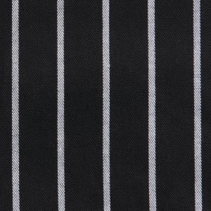 Premium Woven Bib Apron with Black and White Stripes - Chef Works - Fourniresto