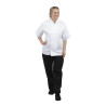 Witte korte mouwen koksbuis Boston - Maat S - Whites Chefs Clothing - Fourniresto