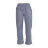 Pantalon de Cuisine Mixte Vegas à Petits Carreaux Bleus et Blancs - Taille XXL - Whites Chefs Clothing - Fourniresto