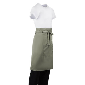 Schort van server Olive in polycotton 1000 x 700 mm - Whites Chefs Clothing - Fourniresto