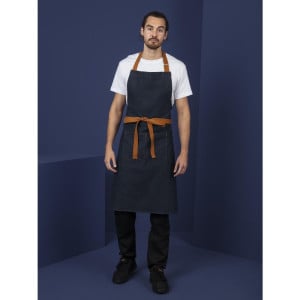 Blue Denim Server Apron with 1000 x 700 mm Cotton Belt - Whites Chefs Clothing - Fourniresto