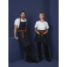 Schort van Blauwe Denim met Katoenen Riem 1000 x 700 mm - Whites Chefs Clothing - Fourniresto