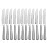 Dessert Knife Bead with Solid Handle - Set of 12 - Olympia - Fourniresto