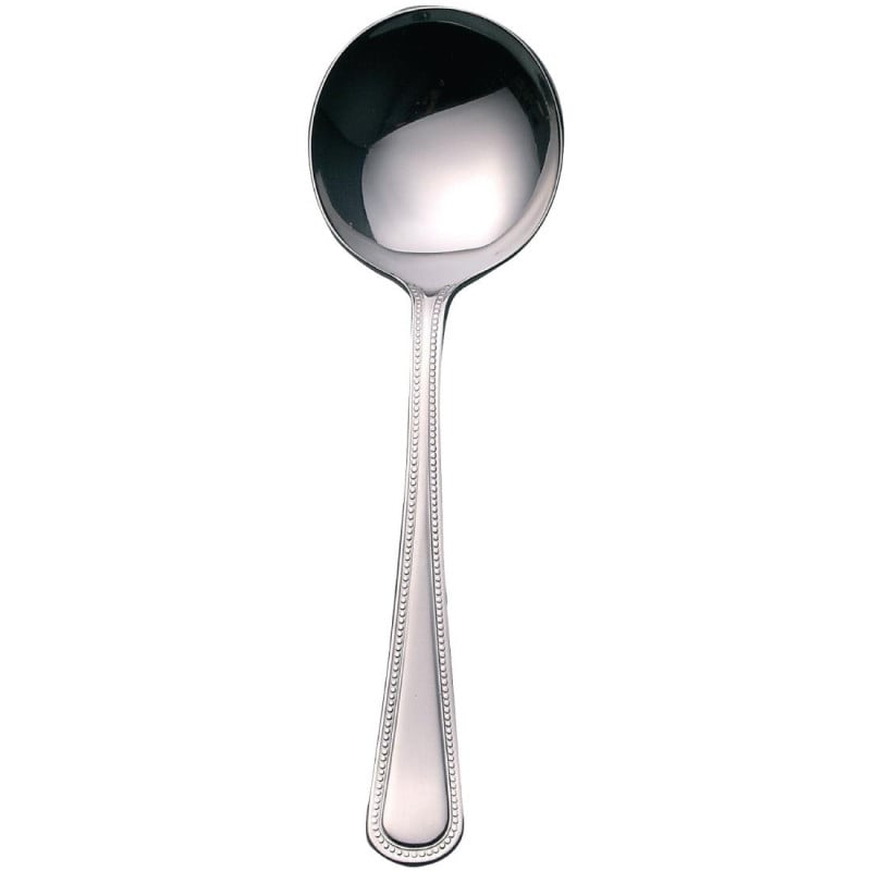 Cuillère À Soupe Ronde Bead En Inox - Lot De 12 - Olympia - Fourniresto