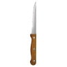 Meat Knife with Wooden Handle Serrated Blade 215 mm - Set of 12 - Olympia - Fourniresto