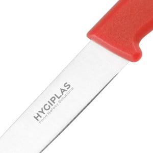 Red 7.5 cm Office Knife - Hygiplas - Fourniresto