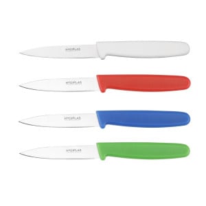 Red 7.5 cm Office Knife - Hygiplas - Fourniresto