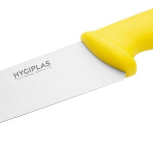 Koksmes Geel Lemmet 21,5 Cm - Hygiplas - Fourniresto