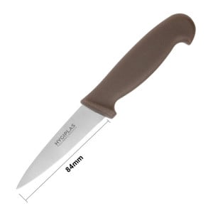 Messerbüro Braun Klinge 9 cm - Hygiplas - Fourniresto