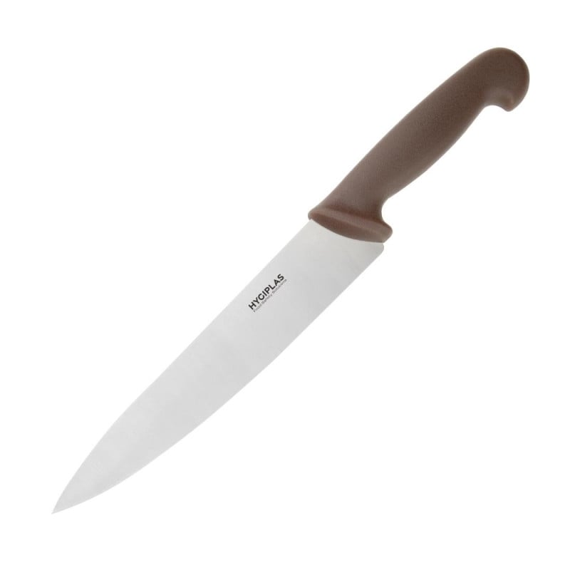 Brown Chef's Knife Blade 21.5 cm - Hygiplas - Fourniresto