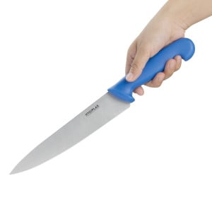 Koksmes Blauw Lemmet 21,5 cm - Hygiplas - Fourniresto