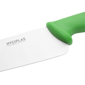 Koksmes Groen Lemmet 25,5 cm - Hygiplas - Fourniresto