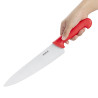 Kochmesser Rot Klinge 25,5 cm - Hygiplas - Fourniresto