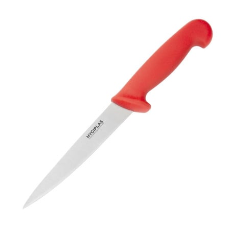 Rotes Filetiermesser Klinge 15 cm - Hygiplas - Fourniresto