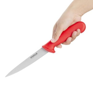 Couteau À Filet Rouge Lame 15 Cm - Hygiplas - Fourniresto