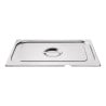 Stainless Steel Lid Gn 1/1 With Notch - Vogue - Fourniresto