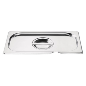 Couvercle Inox Gn 1/3 Avec Encoche - Vogue - Fourniresto
