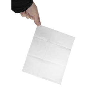 Serviettes Blanches Simple Epaisseur 1 Pli 90 x 120 mm - Lot de 6000 - FourniResto - Fourniresto