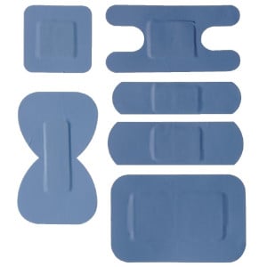 Pansements Bleus Assortis - Lot de 100 - FourniResto - Fourniresto