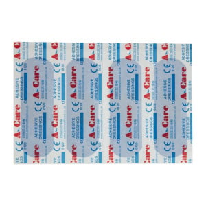 Standaard blauwe pleisters - 70 x 25 mm - Pak van 100 - FourniResto - Fourniresto